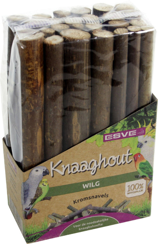 Valk & Grasparkieten Knaaghout Wilg  Esve 10 CM