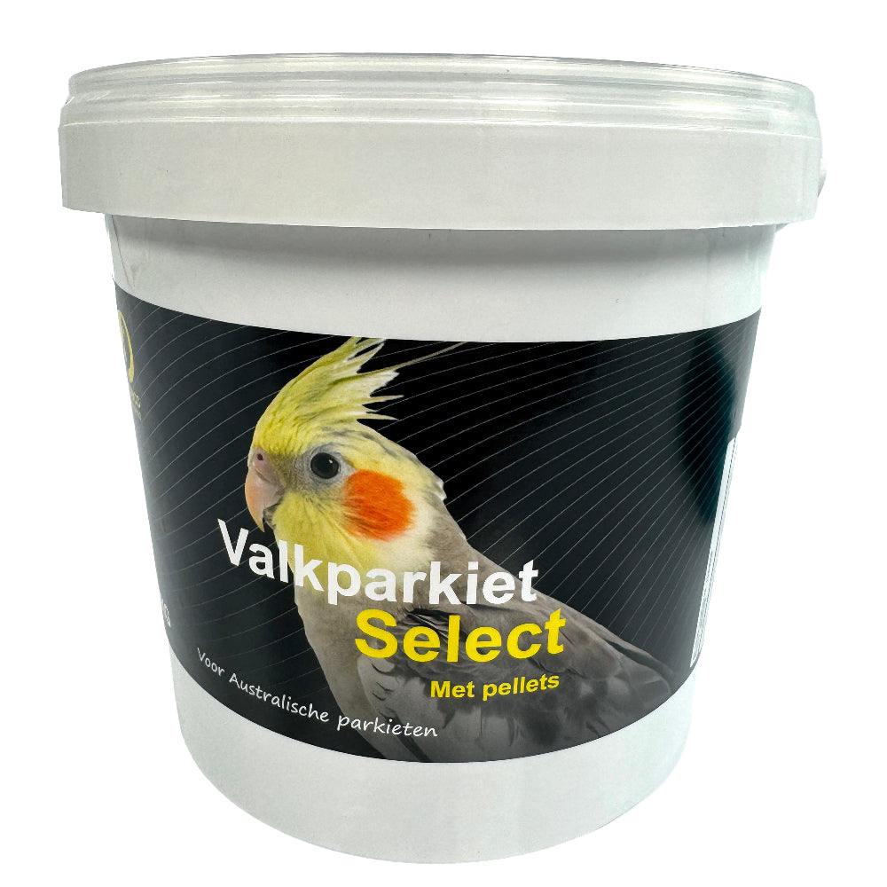 Valkparkiet Select Met Pellets Hareco 1,8 KG
