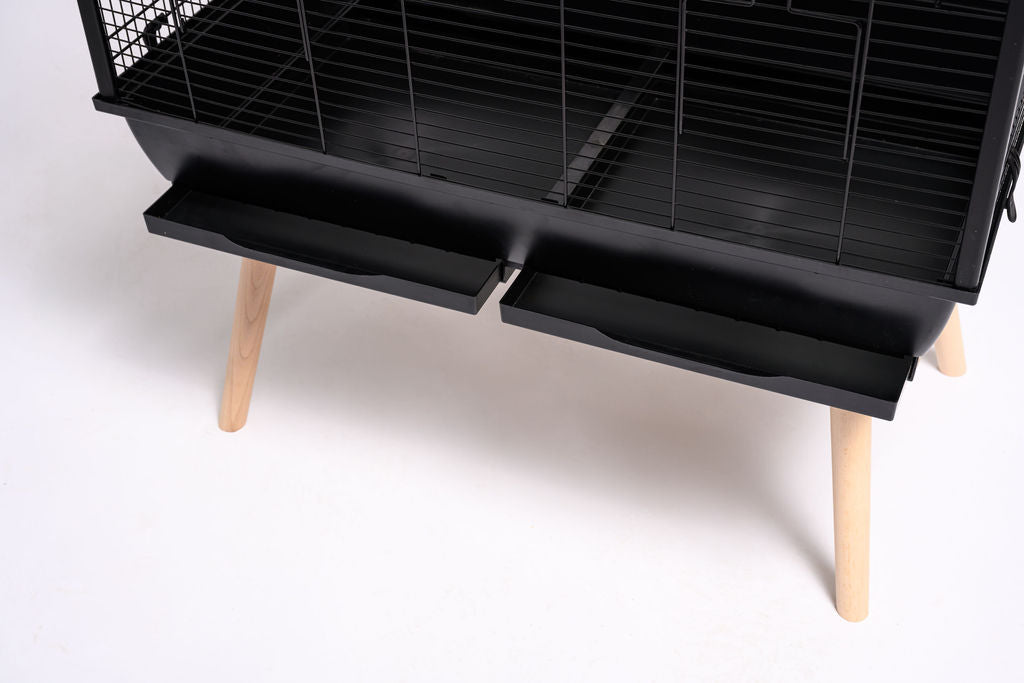 Yaheetech Vogelkooi XL, Volière, Voor Parkieten, Kanaries Enz, Op Poten 46 X 355 X 1585 Cm Wieltjes 360 Draaibaar Yaheetech Vogelkooi XL, Volière, Voor Parkieten, Kanaries Enz, Op Poten 46 X 355 X 1585 Cm Wieltjes 360 Draaibaar