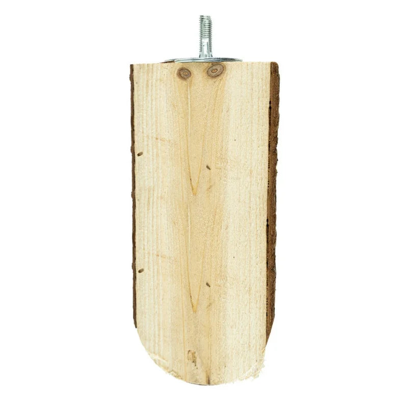Wood Slice Perch  Back Zoo Nature Hout 17,5X8X3 cm - Onderkant
