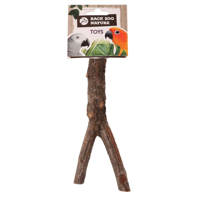 Zitstok 'Wooden Y-Perch' Back Zoo Nature Hout 20 cm